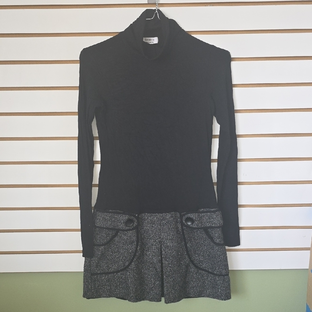 Bailey 44 Fe Fi Fo Fum mixed media dress Med